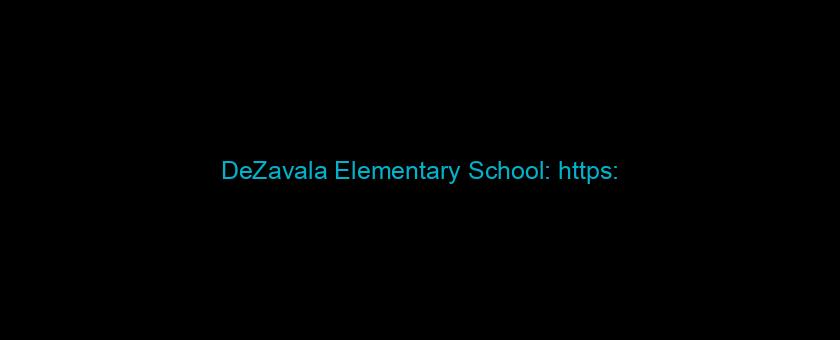 DeZavala Elementary School: https://t.co/t02bT1civL via @YouTube